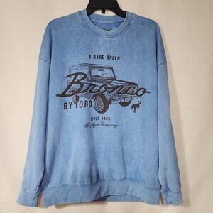 Bronco by Ford ''A rare breed'' sweatshirt size Large men NWT